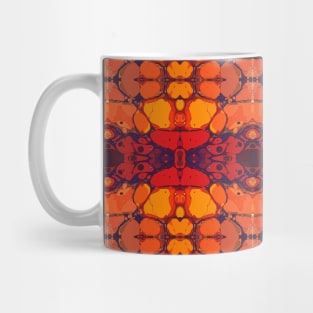 Red and Orange Stained Glass Looking Pattern  - WelshDesignsTP005 Mug